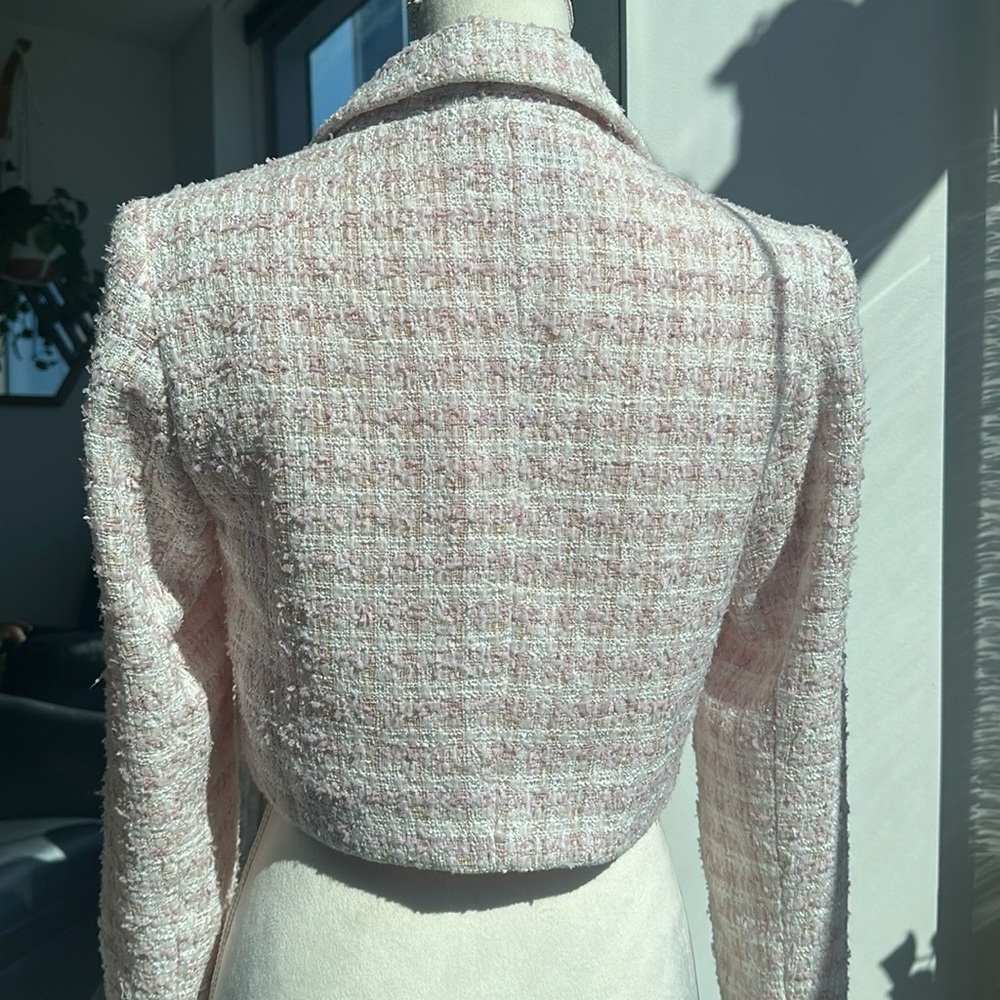 Tweed Blazer - Pink - Picture 4 of 9